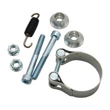 Support de pot d'échappement LeoVince Pièce de rechange pour pot d'échappement Jeu de vis de fixation pour Kawasaki Versys 1000 Année de fabrication 2019