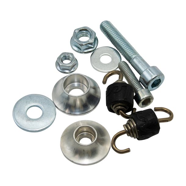 Support de pot d'échappement LeoVince Pièce de rechange pour pot d'échappement Jeu de vis de fixation pour Suzuki GSX-R 1000 Année de fabrication 2019