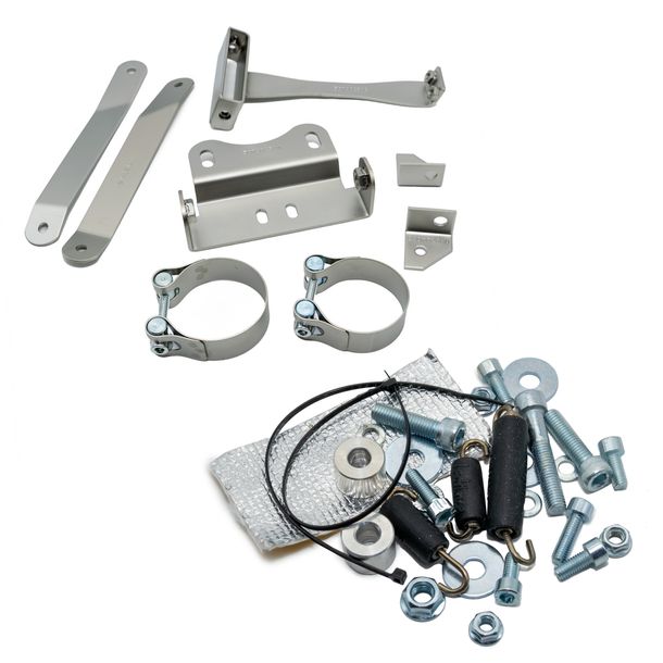Support de pot d'échappement LeoVince Pièce de rechange pour pot d'échappement Jeu de vis de fixation pour Yamaha FZ6