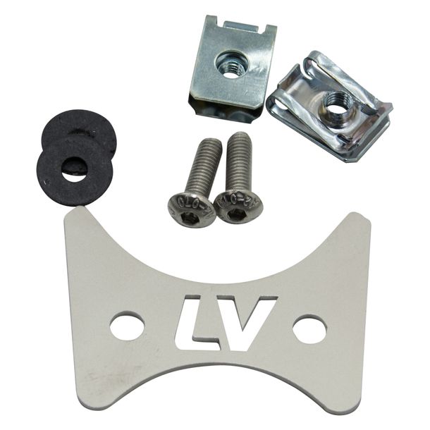 LeoVince Exhaust Flange Exhaust Replacement Part M346, Stainless Steel for LV-12