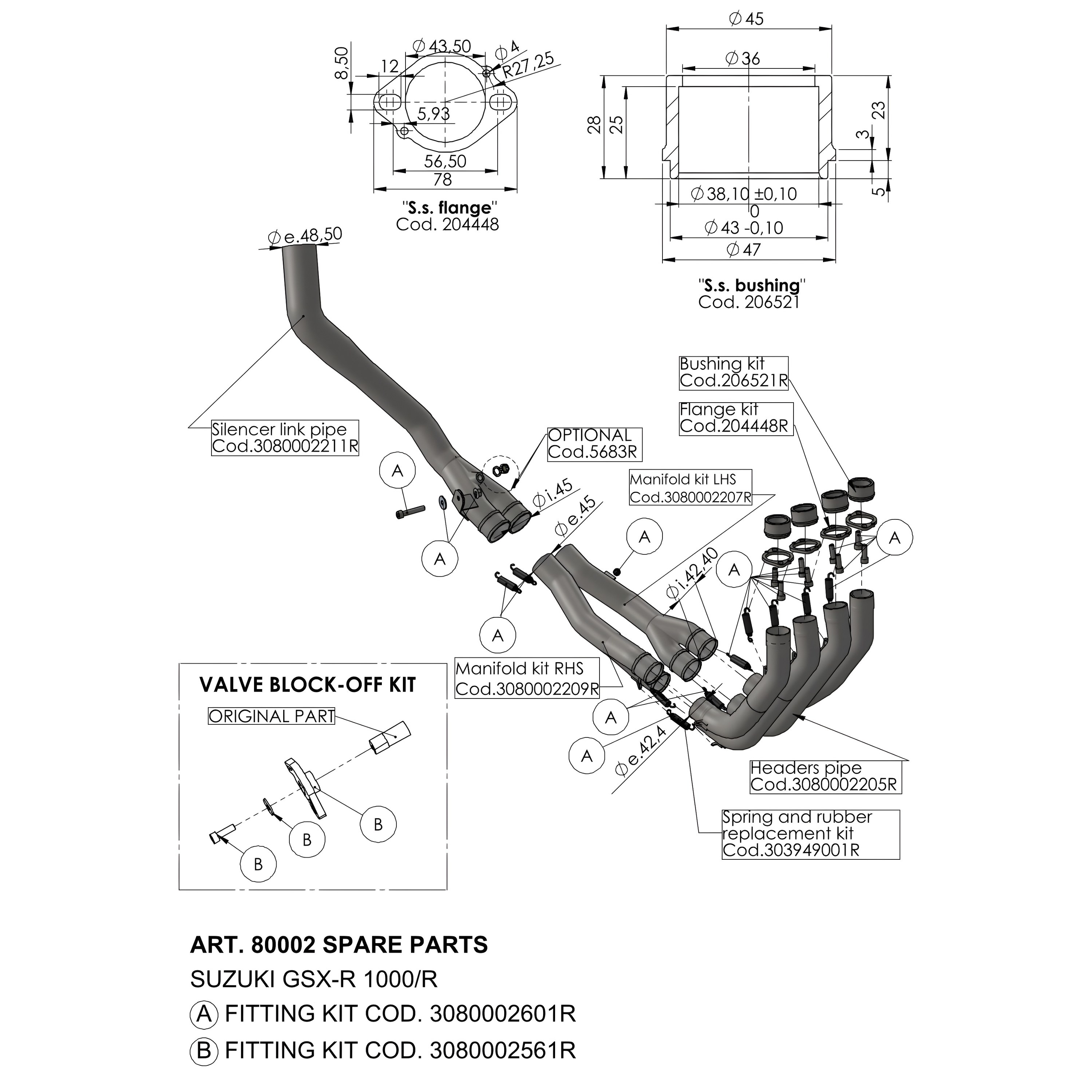 my LeoVince exhaust pipe exhaust replacement part connecting pipe