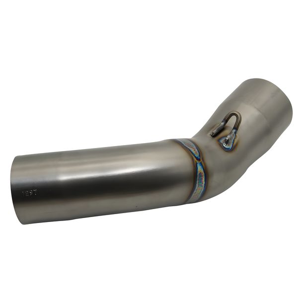 LeoVince Exhaust Pipe Exhaust Replacement Part Connecting Pipe 1297, Titanium