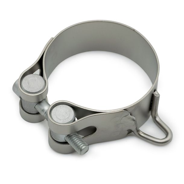 Collier de serrage LeoVince pièce de rechange d'échappement, bride de fixation d'échappement, acier inoxydable, Ø 51mm