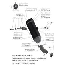 DB-Killer LeoVince Ricambio Scarico SIlencer 53B per EVO-2