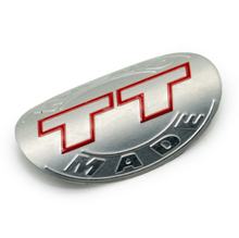 Plakette / Emblem LeoVince Auspuff-Ersatzteil Aufkleber, hitzebeständig für HAND MADE TT