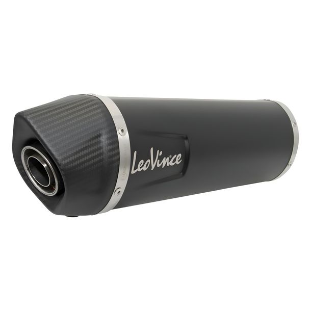Uitlaatdemper LeoVince vervangingsonderdeel, zwart, 370mm, rechts voor LV ONE EVO