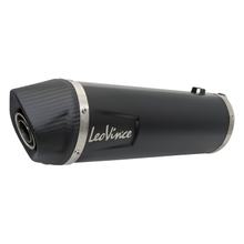 Koncový tlumič výfuku LeoVince, náhradní díl, černý, Ø 50mm 370mm pro LV ONE EVO
