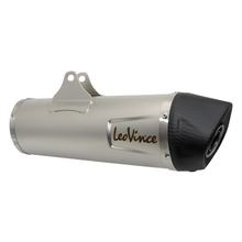 Silencieux d'échappement LeoVince pièce de rechange 10444, acier inoxydable, 370mm, gauche pour LV ONE