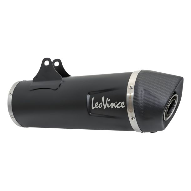 LeoVince Exhaust Replacement Part 10444, black, 370mm, left for LV ONE
