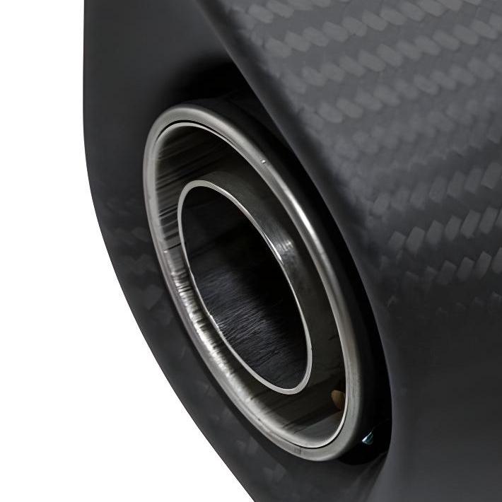 LeoVince Endschalldämpfer Set LV ONE Schwarz - Ø50mm 370mm Ersatzteil Set