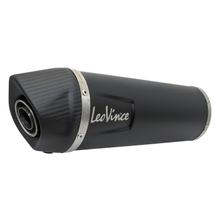 Koncový tlumič LeoVince náhradní díl výfuku, černý, Ø 50mm 370mm pro LV ONE