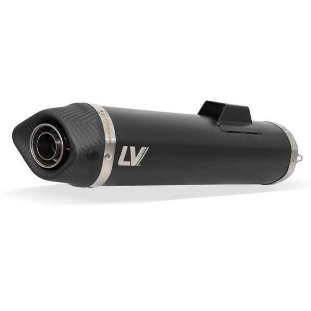 Uitlaatdemper LeoVince vervangingsonderdeel, zwart, Ø 50mm 370mm, rechts voor LV ONE