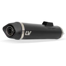 Koncový tlumič LeoVince náhradní díl výfuku, černá, Ø 50mm 370mm, pravá strana pro LV ONE