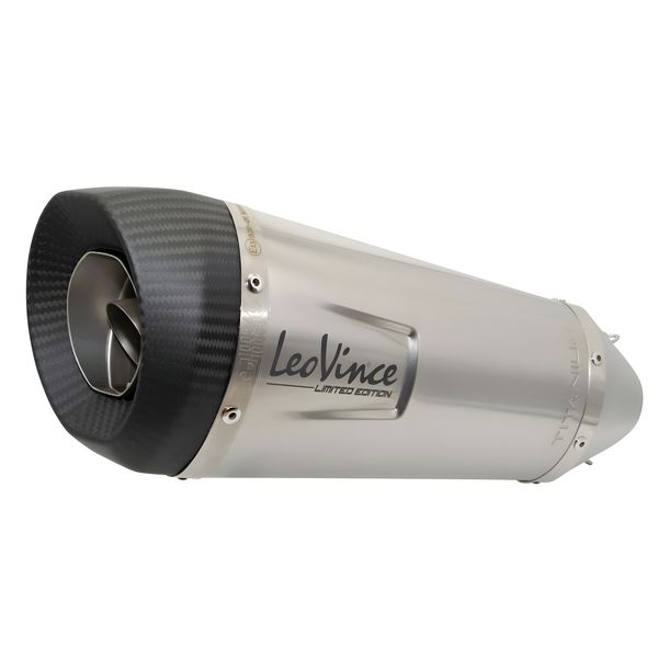 Uitlaatdemper LeoVince Uitlaat onderdeel 10395, Titanium, Ø 54mm 270mm