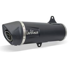 LeoVince Exhaust Replacement Part 10440, black, 370mm 75mm > 52mm, right
