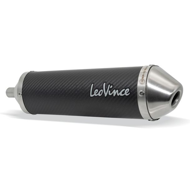 Uitlaatdemper LeoVince vervangingsonderdeel, Carbon, 300mm, links voor X-FIGHT