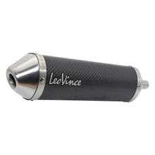 LeoVince Exhaust Replacement Part, Carbon End Silencer, 300mm, right for X-FIGHT