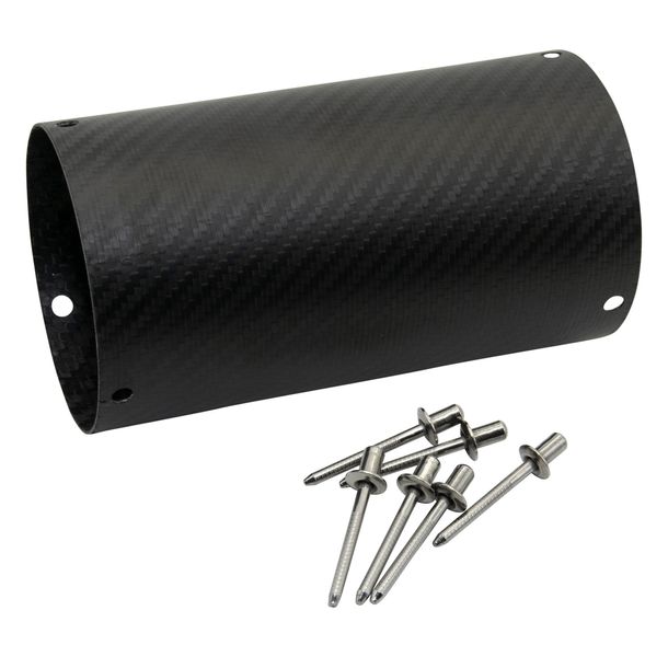 Housse de silencieux LeoVince Pièce de rechange d'échappement Housse Silencieux d'extrémité, Carbone, 160mm, droite pour LV CORSA, Aprilia RSV4