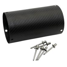 LeoVince Silencer Cover Exhaust Replacement Part Cover End Silencer, Carbon, 160mm, right for LV CORSA, Aprilia RSV4