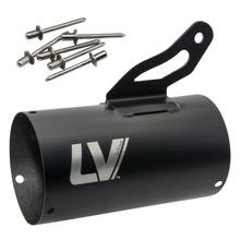 Copertura silenziatore LeoVince ricambio scarico copertura silenziatore terminale, nero, 160mm, destra per LV CORSA