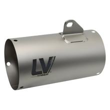 LeoVince Muffler Cover Exhaust Replacement Part End Muffler Cover, Titanium, 160mm, Right for LV CORSA, Yamaha R6
