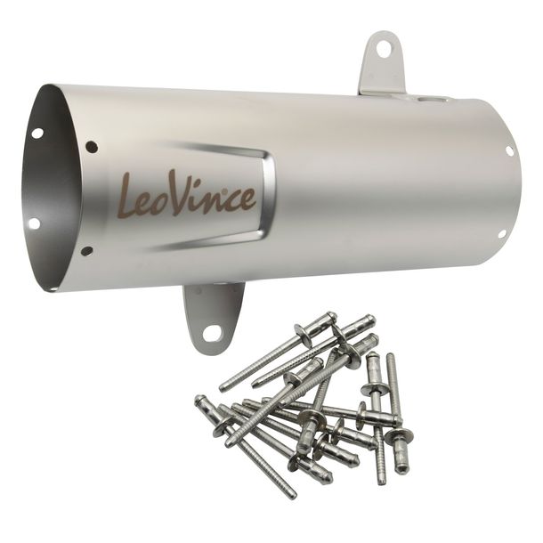Gaine de silencieux LeoVince, pièce de rechange pour échappement, gaine du silencieux final, acier inoxydable, 300 mm, droite pour LV ONE EVO