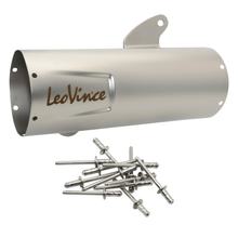 LeoVince Muffler Cover Exhaust Replacement Part End Muffler Cover, Stainless Steel, 300mm for LV ONE