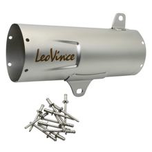 LeoVince Muffler Cover Exhaust Replacement Part End Muffler Cover, Stainless Steel, 300mm for LV ONE
