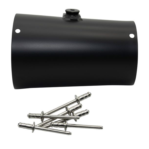 Silenciador LeoVince, pieza de repuesto para escape, cubierta de silenciador final, negro, 160mm, derecha para LV-10