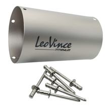 Obal výfuku LeoVince – náhradní díl, Obal koncového tlumiče, Titan, 160mm, pravý pro LV-10