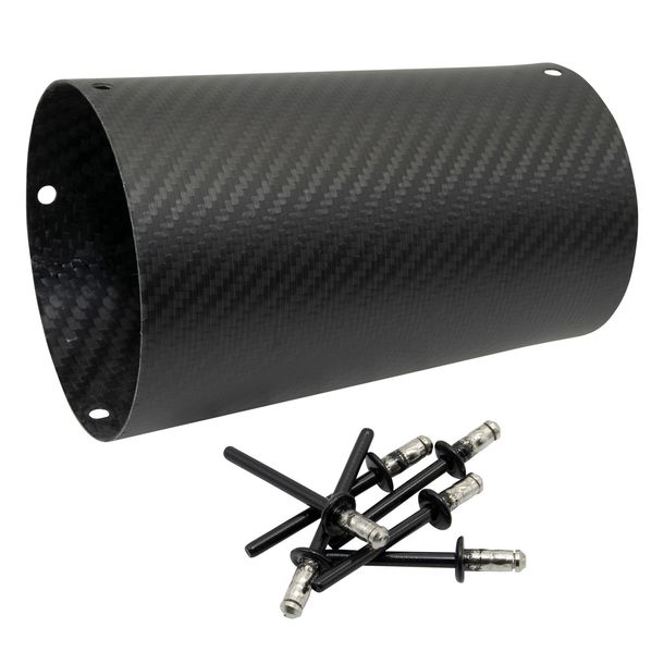 LeoVince uitlaat onderdeel demperbekleding, Carbon, 160mm