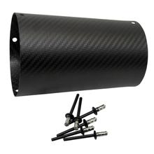 Kryt výfuku LeoVince, náhradní díl, kryt koncového tlumiče, Carbon, 160mm, levý