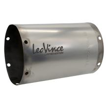 Kryt výfuku LeoVince - náhradní díl, Kryt koncového tlumiče výfuku, Titan, 180mm, pravá strana