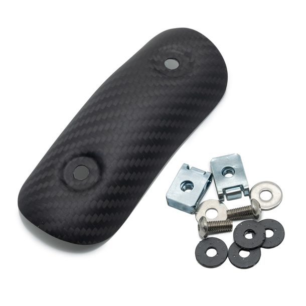 Protection thermique LeoVince Pièce de rechange d'échappement Couvercle d'échappement, Carbone pour KTM 690 SMC