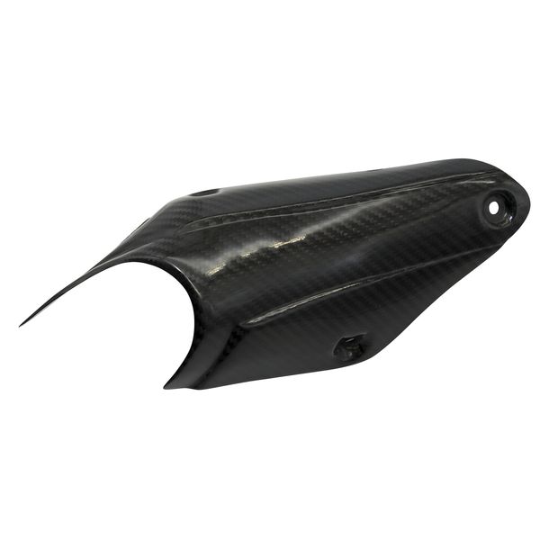 Heat shield LeoVince exhaust replacement part exhaust cover, carbon for Yamaha MT09