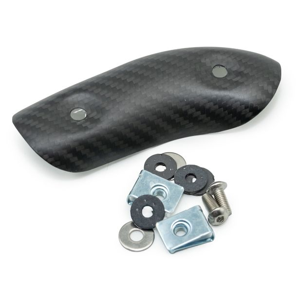 Protection thermique LeoVince Pièce de rechange d'échappement Couvercle d'échappement, Carbone pour Yamaha YZ 250 F Année de construction 2006