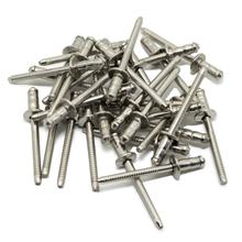 Nietensatz LeoVince Auspuff-Ersatzteil Auspuffnieten, Edelstahl, 4,8x10mm, 20 Stück