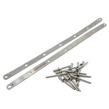 Nýtovací pásek LeoVince – náhradní díl výfuku včetně nýtů, 402x15mm pro 10444 / 1716