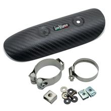 Hitzeschild LeoVince Auspuffabdeckung Carbon für Kawasaki Ninja 400 2018 - 2021 E4 / 2022 - 2023 E5 / Ninja 500 / SE 2024 - 2026 E5+ / Z 400 2019 - 2021 E4 / 2022 - 2023 E5 / Z 500 / SE 2024 - 2026 E5+