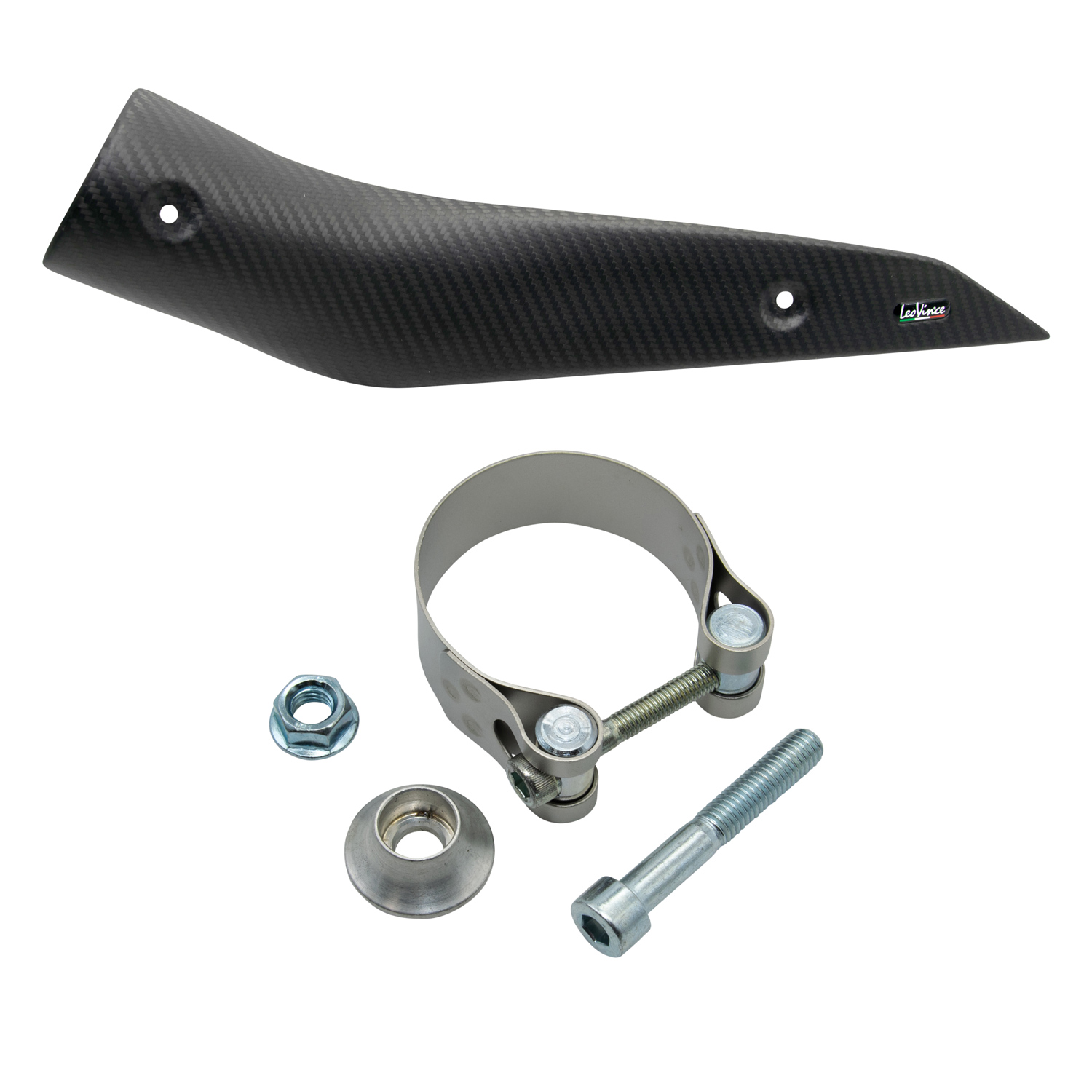 LeoVince SLIP-ON SBK LV ONE EVO Endschalldämpfer - Edelstahl Mit Carbon Für Yamaha X-Max 300