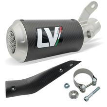 Silenziatore LeoVince LV-10 omologato, carbonio, tappo in acciaio inossidabile e paracalore in carbonio per Suzuki GSX-S 1000 anno 2021 - 2026 E5 / E5+ / 950 anno 2021 - 2023 E5