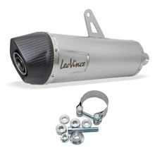 Silencieux d'échappement LeoVince LV ONE EVO avec homologation, acier inoxydable, embout en carbone pour Triumph Tiger 1200 GT / Rally / Pro / Explorer ann. 2022 - 2024 E5 / ann. 2025 - 2026 E5+