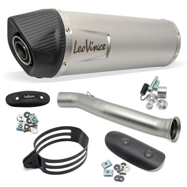 LeoVince SLIP-ON LV ONE EVO exhaust muffler with approval