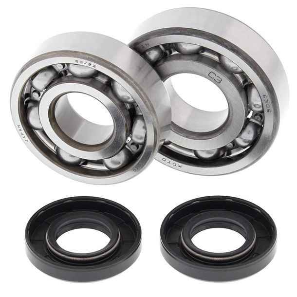 Kit de rodamientos de cigüeñal All Balls 24-1007 para Kawasaki KX 125 cc modelo 1985 - 1987