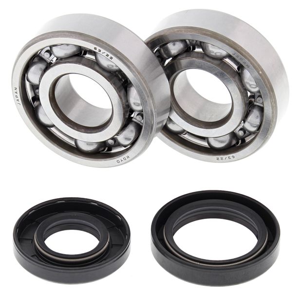 Kit de cojinetes de cigüeñal All Balls 24-1025 para Yamaha YZ 125 cc modelo 2001 - 2004