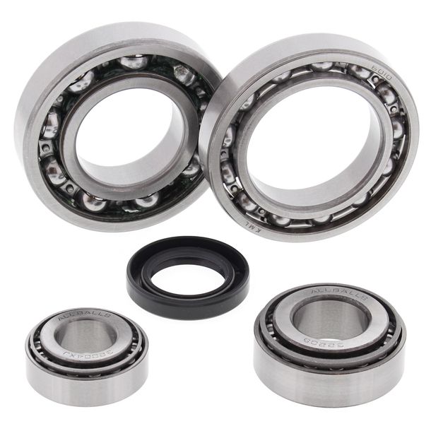 Kit complet d'étanchéité et de roulement de différentiel All Balls 25-2019 pour Kawasaki KLF Bayou A B C 4x4 300 cc