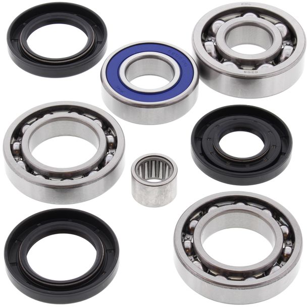 Kit complet d'étanchéité différentiel/ Roulement à billes 25-2043 pour Arctic Cat FIS Automatik 2WD 4WD 375 / 400 ccm Année 2002 - 2004