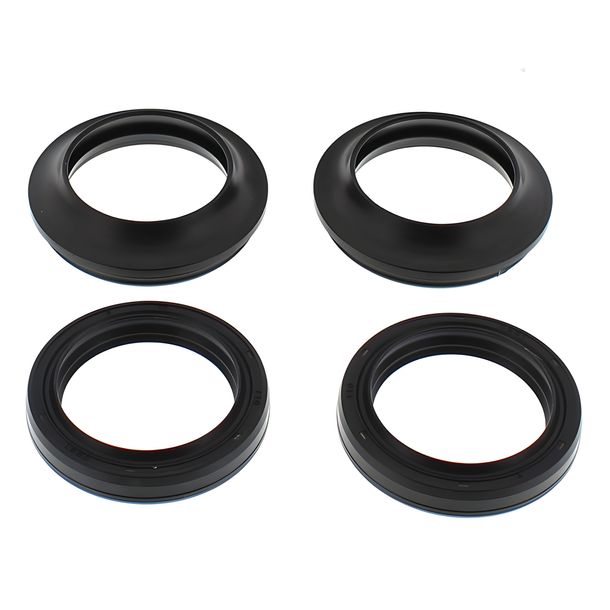 Sellos de eje de horquilla All Balls 56-171 con tapa antipolvo para Suzuki GS F GSX R, Kawasaki ZL Eliminator VL Intruder LC 250 - 1150 ccm modelo 1980 - 2020