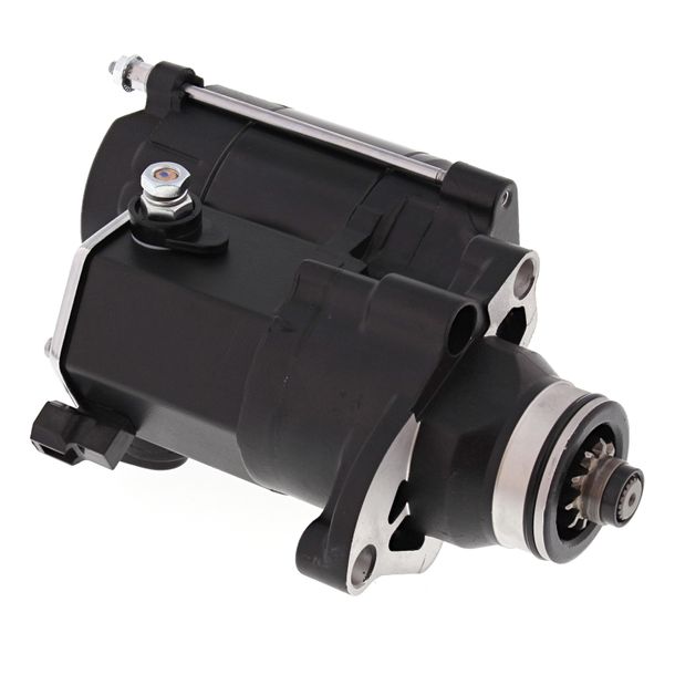 Démarreur 1,4 kW noir All Balls 80-1013 pour Harley Davidson FXDL Dyna Low Rider FXDCI EFI Super Glide Custom FXDB Street Bob FXDWGI Wide FXDWG 1450 - Année 2006 - 2017