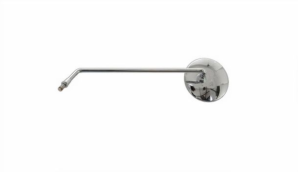 Rétroviseur rond extra long M10 chromé Cuppini pour Vespa PX E Lusso PK, Classic N Special V5B1T XL XL2 V P X GL 1 automatique Elestart V5A3T Cosa modèle 1951 - 1998